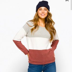 Nine Britton burgundy top size medium